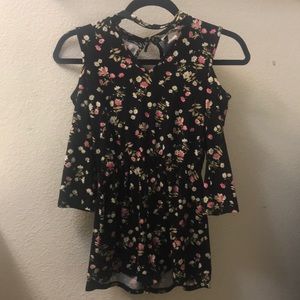 Magenta girls jumpsuit